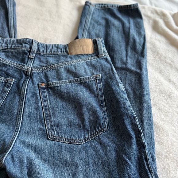 H&M &Denim Barrel Loose Fit High Waist Jeans - Picture 15 of 16